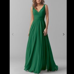 Watters Emerald Bridesmaid Dress Karen Size 14